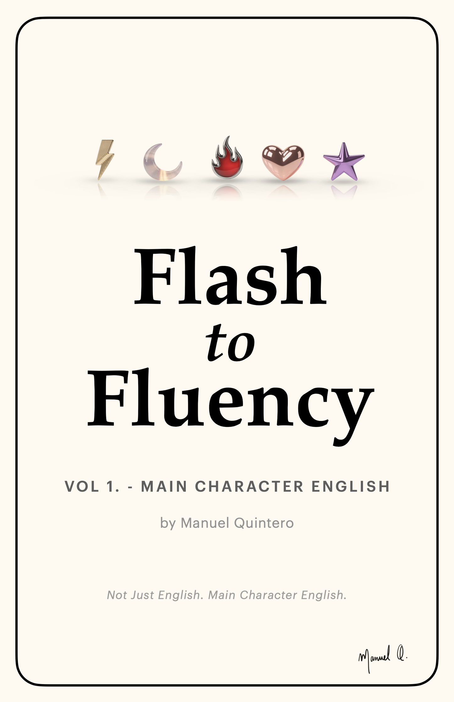 Flash to Fluency Vol. 1 - Main Character English Digital Flashcards