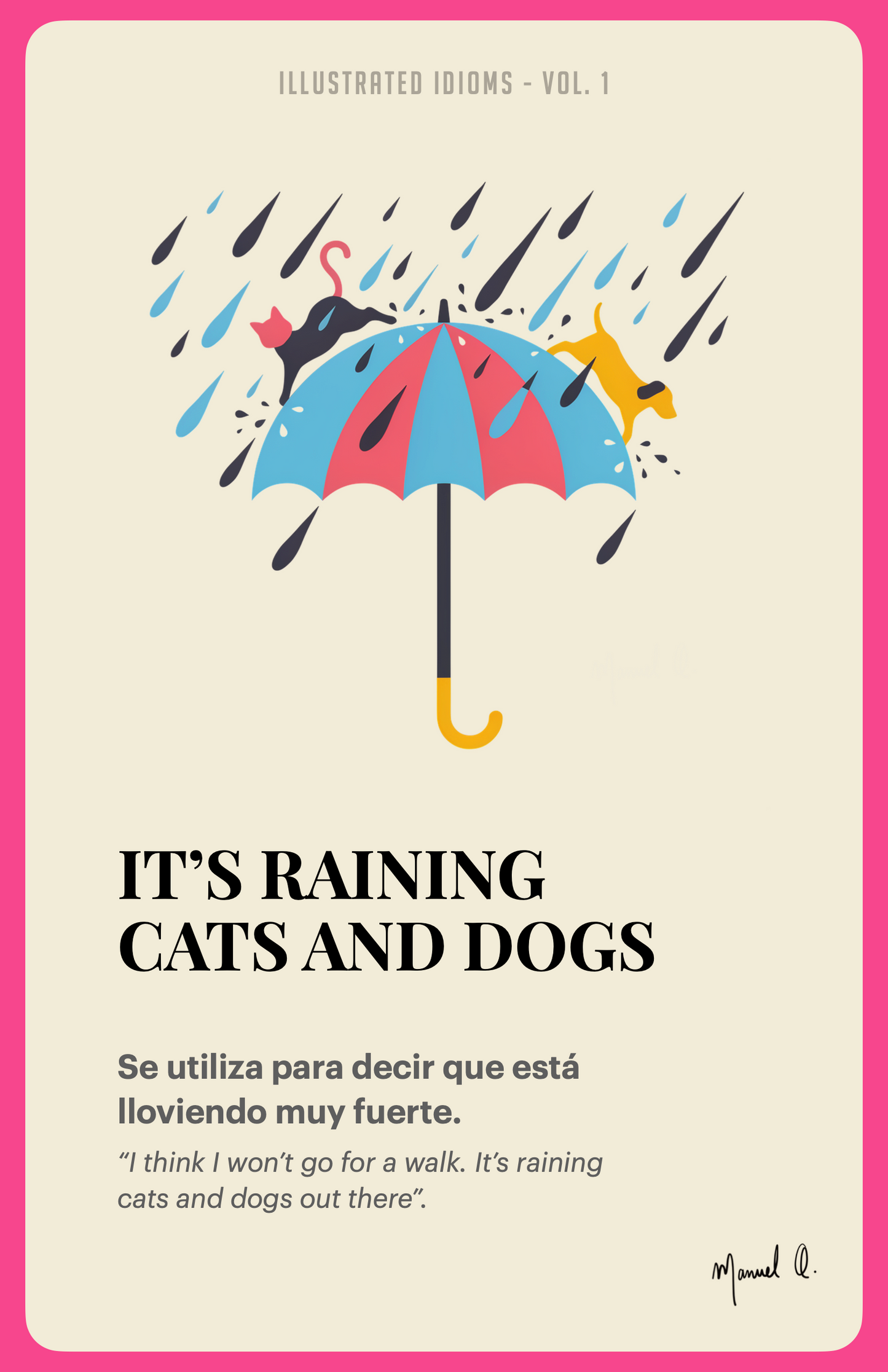 Illustrated Idioms Vol. 1 - Digital Flashcards