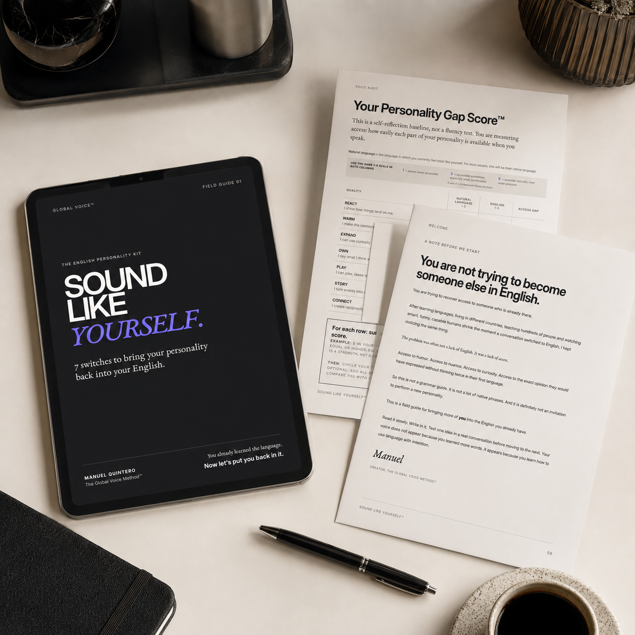 Sound Like Yourself™ The English Personality Kit