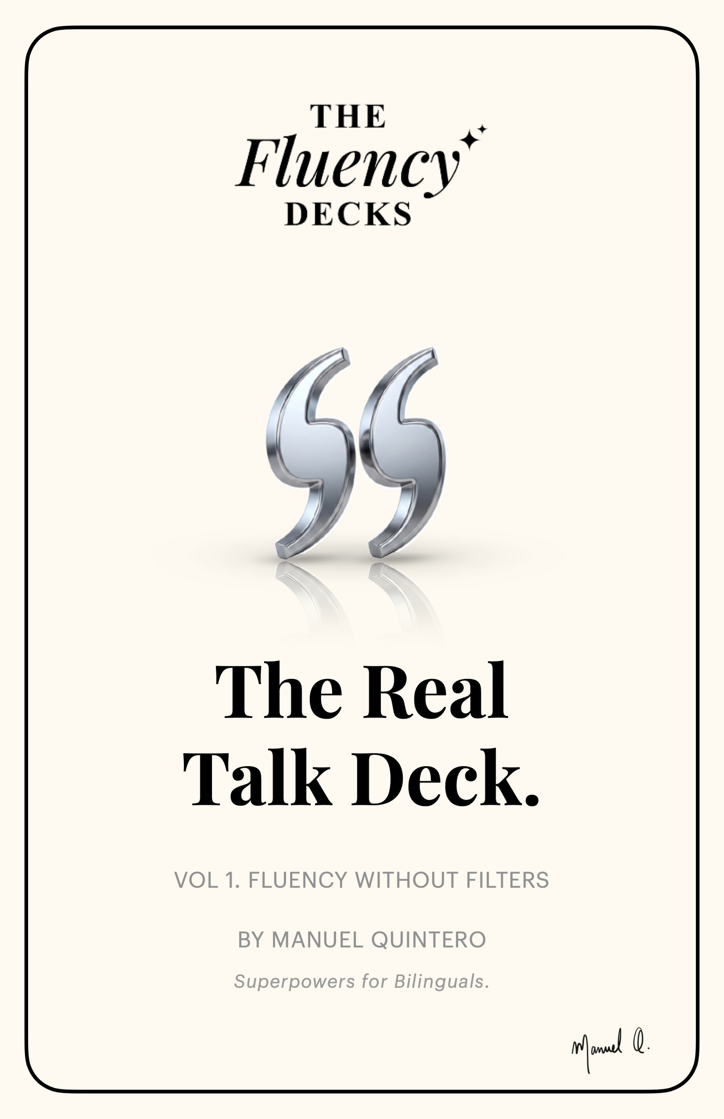 (PRE-SALE) The Real Talk Deck Vol. 1 - Fluency Without Filters (Digital Flashcards)