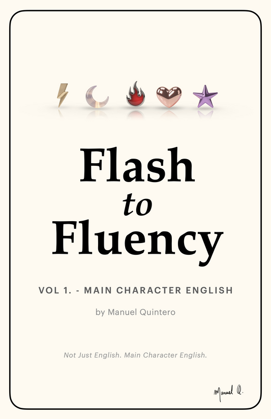 Flash to Fluency Vol. 1 - Main Character English Digital Flashcards